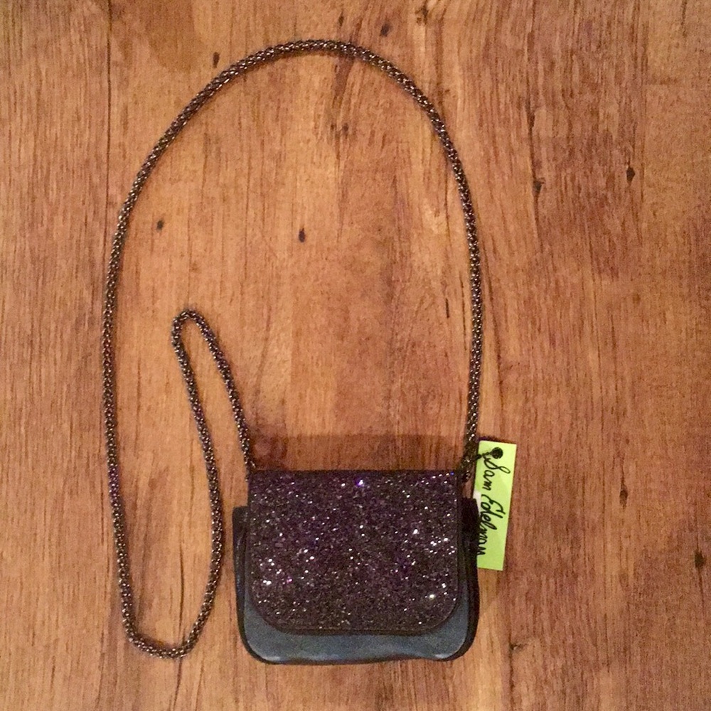 Sam Edelman Waverly Midnight Glitter Crossbody - Picture 4 of 14